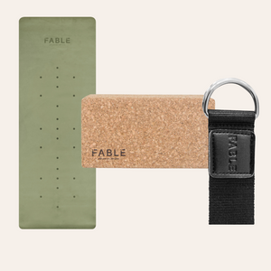 Fable Complete Home Yoga Studio Set - Sage Green